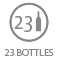 • Capacité de bouteilles (75 cl.- 300mm.): 23