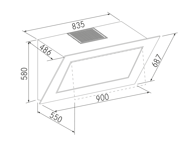 Hottes - Quasar R - Dessin technique